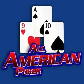 All American Poker slot logo by RTG (Reel Time Gaming) at Crazebets Casino