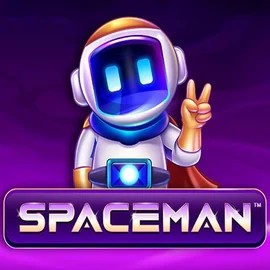 Spaceman slot logo by Pragmatic Play at Crazebets Casino
